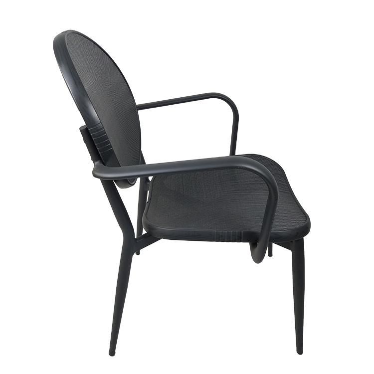 European Style Heat Water UV Resistant Outdoor Plastic Textilene Dining Furniture
