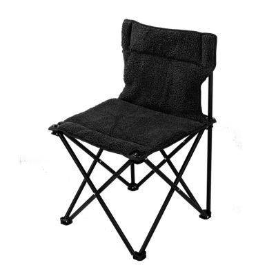 Outdoor Furniture Portable Steel Cashmere Fishing Folding Camping Beach Chair