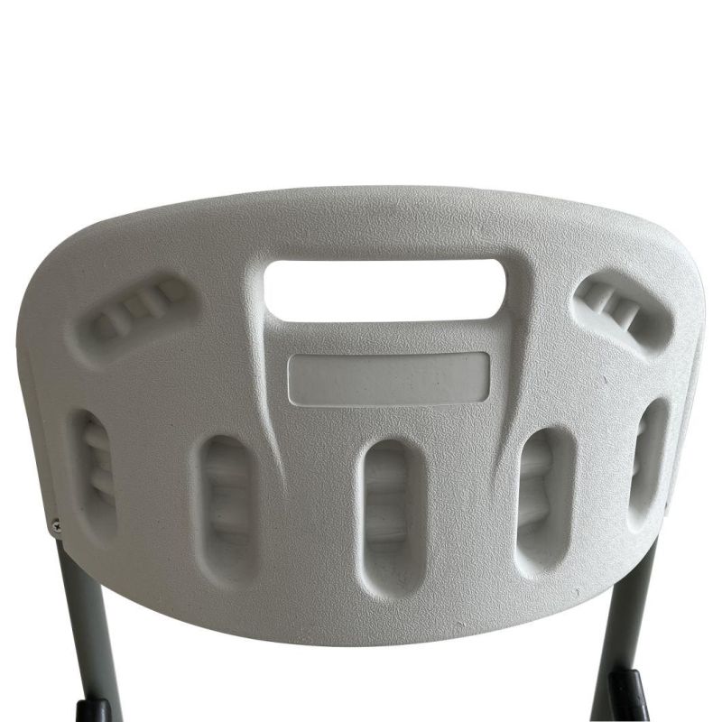 Heavy Duty Meeting Dining Picnic Banquet Metal Frame HDPE Folding Plastic Chair
