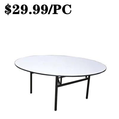 Outdoor Round Restaurant Training Camping Foldable Furniture Banquet Folding Table