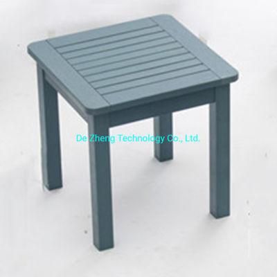 Modern Style Living Room Balcony Polywood Wooden Side Table Set Stand Tea Coffee Table Set