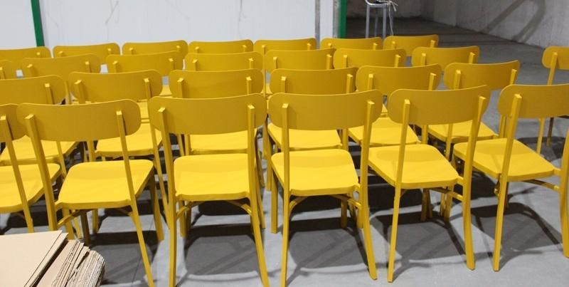 Commercial Furniture Restaurant Colorful Antique Metal Dining Chair