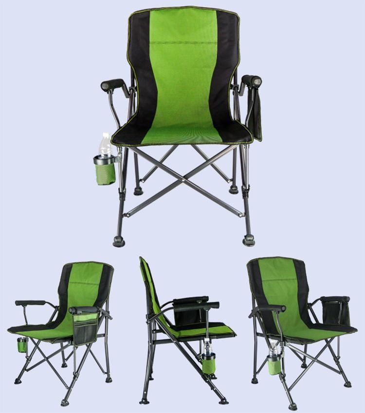 Sitting and Lying 600d Fabric Portable and Stowable Metal Party Chairs Folding Chaise Pliante Kerusi Lipat with Carry Bag