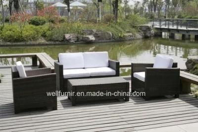 Wicker Sofa Set, Rattan Outdoor Furniture Rattan Sofa Set (WF-1710252)