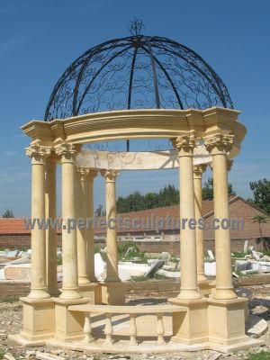 Stone Marble Garden Gazebo Tent for Outdoor Furniture (GR068)