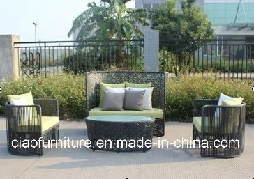 Foshan Outdoor Furniture PE Rattan Sofa Set