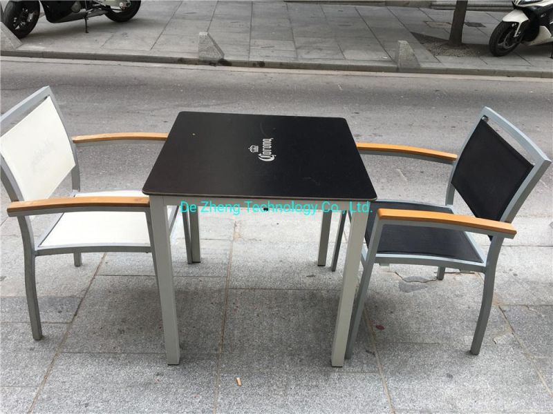 Coffee Shop Restaurant Aluminum Modern Furniture Outdoor Garden Cafe Chair for Restaurant
