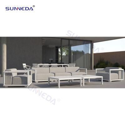 Hotel Simple Modern Style Aluminum Outdoor Sofa Garden Furniture
