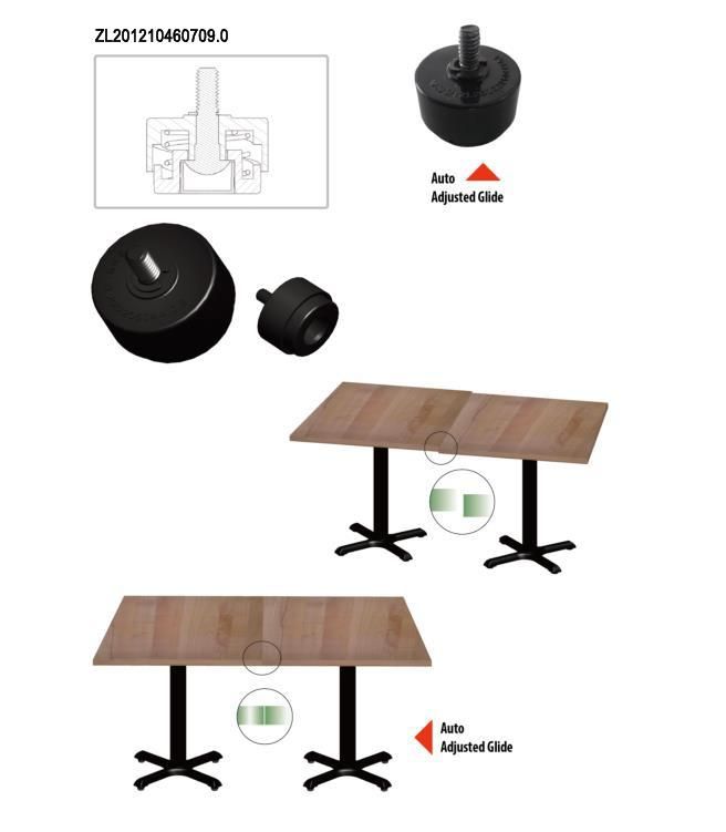 Outdoor Table Garden Furniture Aluminum Table Base Restaurant Cafe Table
