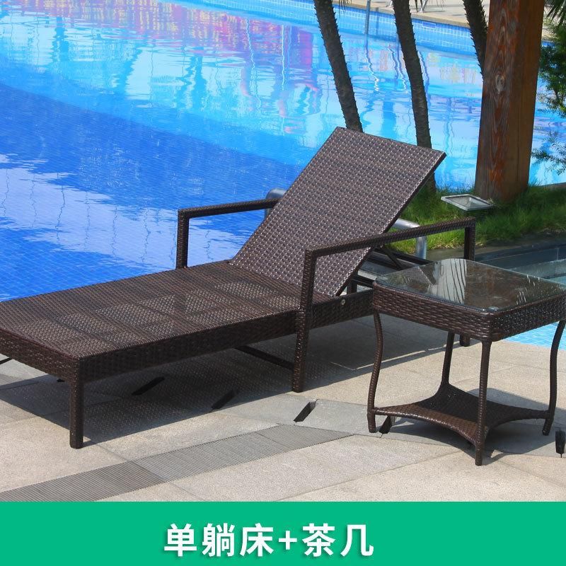 Cheap Pool Beach Sun Lounger Mesh Aluminum Chaise Lounge Outdoor Chair