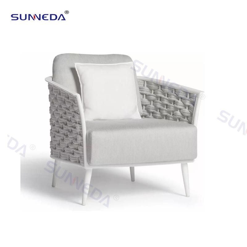 Webbing Aluminum Sofa Set Leisure Outdoor Furniture