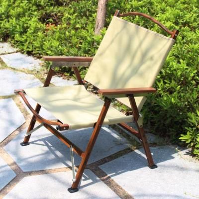 Outdoor Furniture Wooden Camping Hiking Portable Leisure Chair Folding Chair
