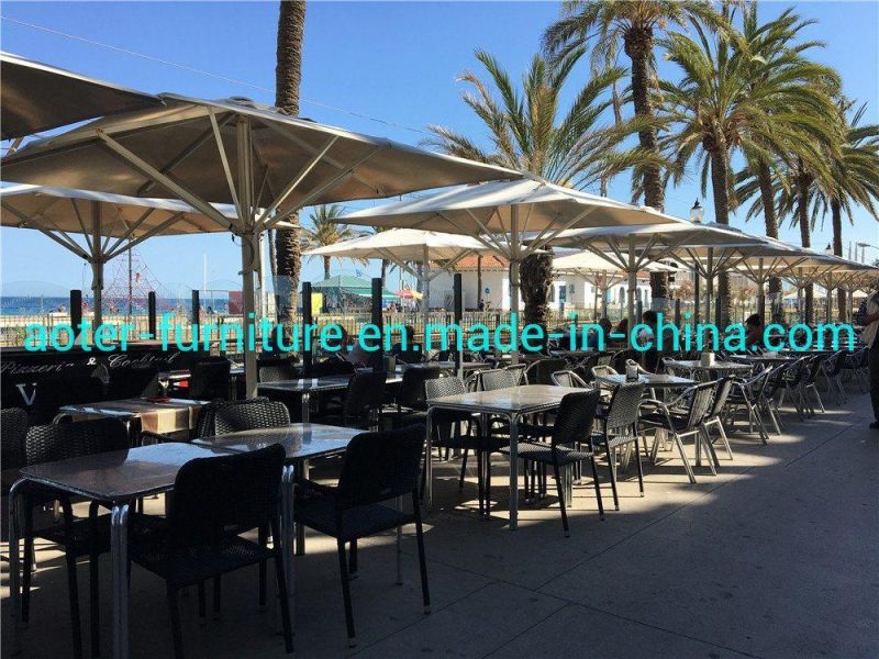 Commercial Durable Rattan Outdoor Bar Bistro Rain Proof Arm Chair