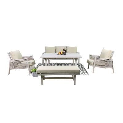 Waterproof Fabric Unfolded Sectionals on Sale 3 Seater Outdoor Sofa