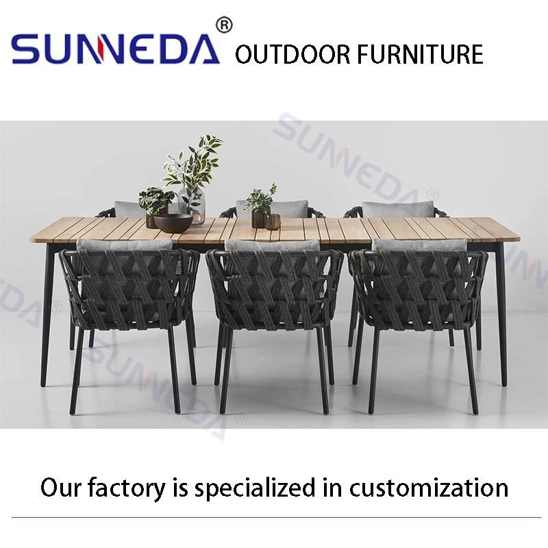 Nordic Simple Waterproof Sun Protection Garden Dining Set