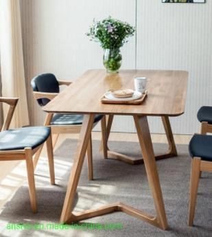 Wholesale Modern Natural 4 Seater Wooden Furniture Dining Table