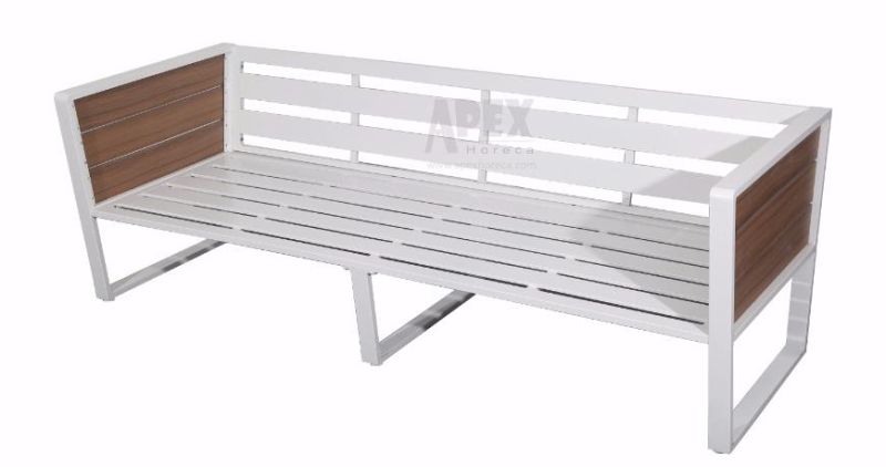 Promotional Restaurant Cafe Resort Beach Leisure Morden Metal Sofa Set
