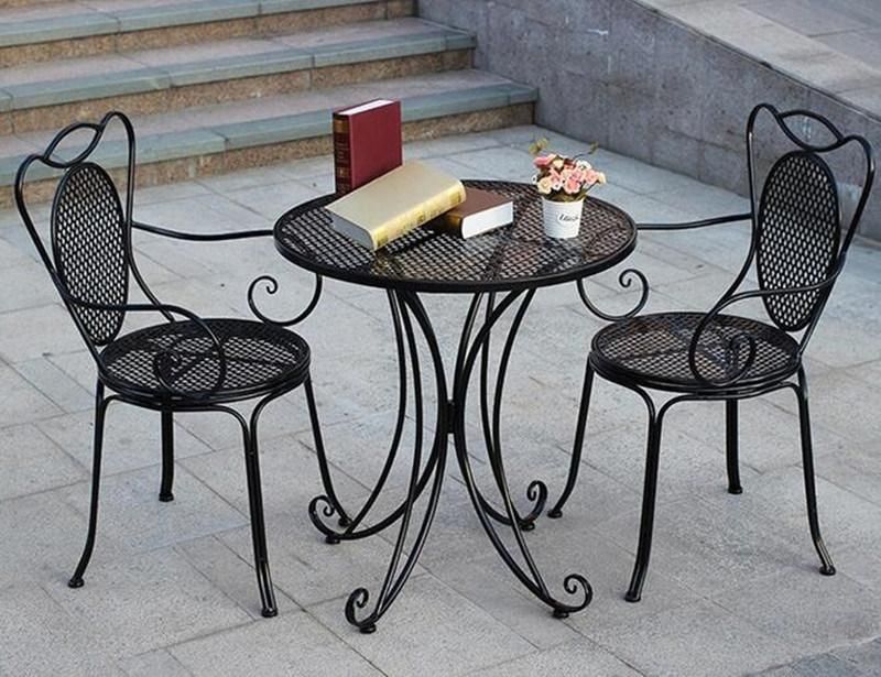 2017 New Folding Iron Garden Furniture Set