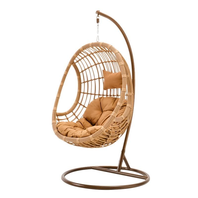 Stylish Confortable Customized Garden Indoor Rattan Hanging Egg Swing Chair