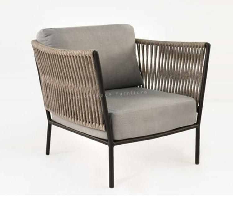 High Quality Outdoor Garden Furniture Wicker Woven Sofa