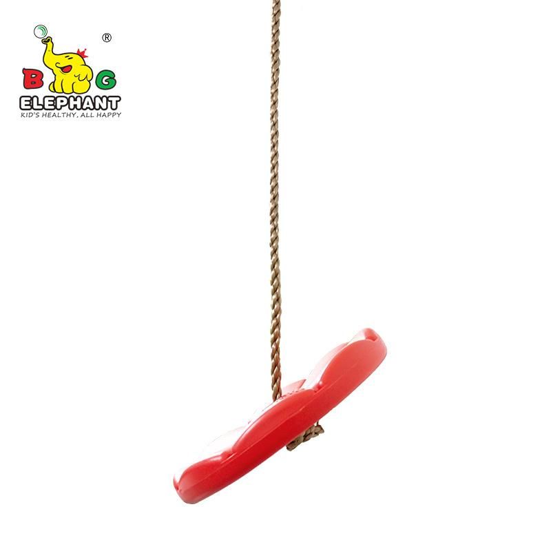 Plastic Round Disc Flower Tree Rope Swing for Kids