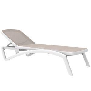 Outdoor Hotel Beach Sunbed Daybed Folding Chaise Sun Lounger
