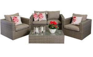 Aluminum Outdoor Garden Wicker Rattan Furniture Sofa Set