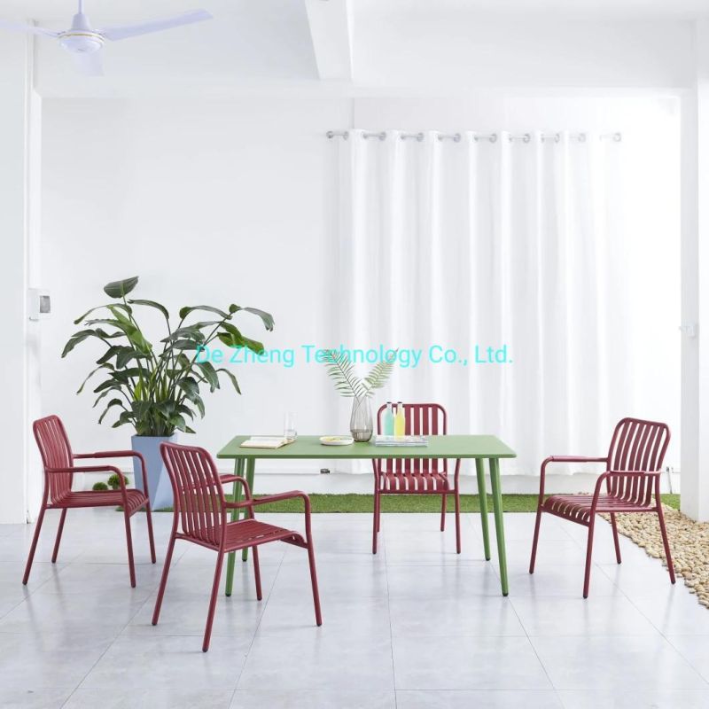 Commercial Use Restaurant Dining Table Outdoor Bistro Dining Bar Furniture