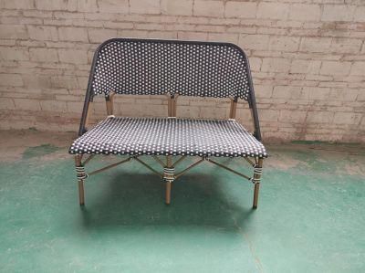 Anti-Rust Restaurant Aluminium Frame Outdoor Garden Bench Seats