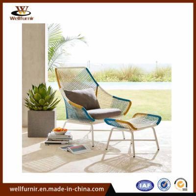 Well Furnir Aluminum Outdoor Huron Lounge Chair with Cushion (WFR1806)