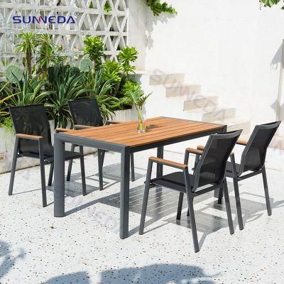 Garden Sets Home Aluminum Modern Outdoor Garden Patio Furniture Chair with Table