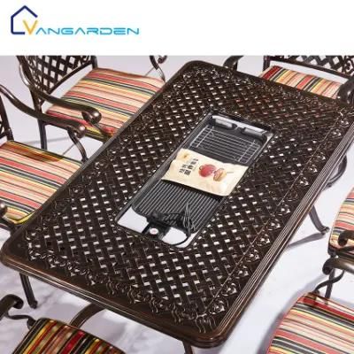 Economical Model Multifunctional Garden Table Set Fire Pit Patio Outdoor Pan Set