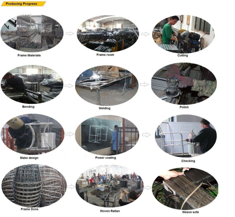 1 Table 4 Chairs Rattan Hot Sale Restaurant Table and Chair