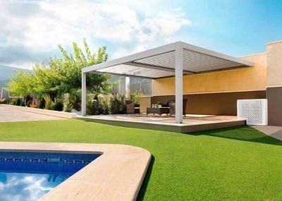 Remote Control Aluminum Gazebo with Motorized Shutters