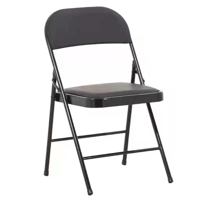 Design Garden Camping Fishing Portable Metal Leather Outdoor Folding Chair