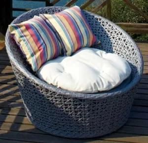 Garden Furniture Rattan Round Lounge Chair