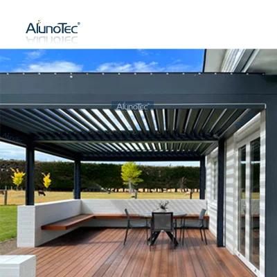 AlunoTec Aluminium Pergolas Hight Quality Metal Pergola Brackets Bioclimaic Gazebo for Restaurant
