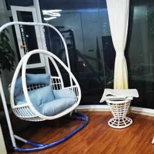 Balcony Rocking Rattan Double Hammock Bird Nest Chair