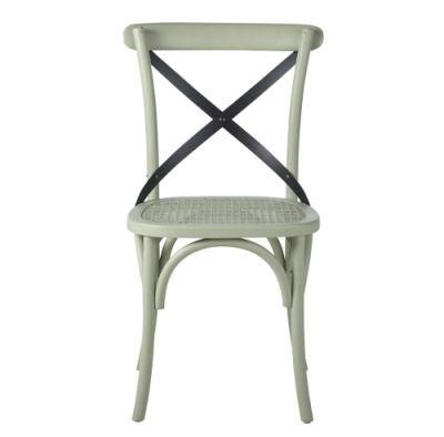 Elm Oak Beech Rattan Bistro Chair