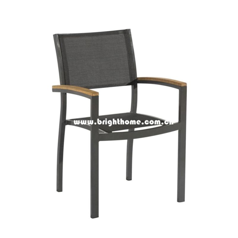 Stackable Aluminum Textilene Outdoor Chair
