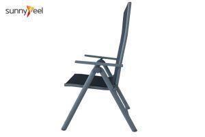 Outdoor Garden Backyard Aluminum Textilene Foldable Chair