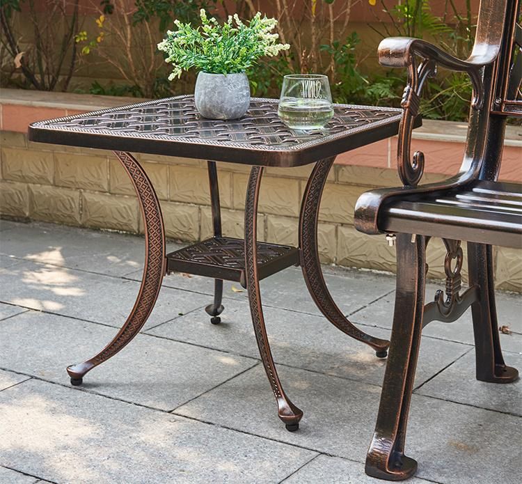 Metal Furniture Sets Outdoor Table Portable Dining Patio Furniture Set Table