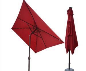 Solar Panel Outdoor Patio Umbrella