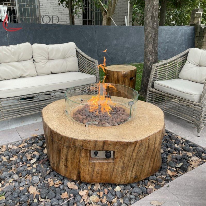 Firewood Gas Propane Garden Heating Fireplace Stove Fire Table Fire Pit Fire Column