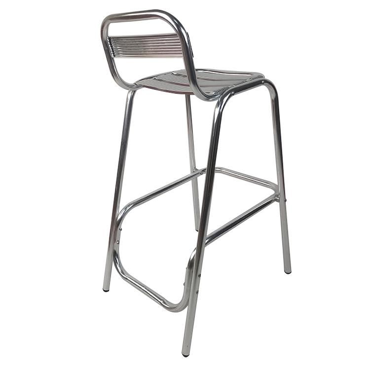 Cheap Price Outdoor Aluminum Furniture Pier Harbor Cafe Leisure Lotus Bar Chair