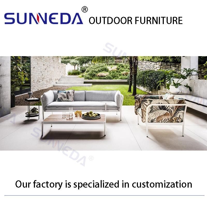 Simple Canteen Leisure Time Enjoying Terrace Rattan Chair Set
