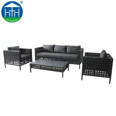 Nice Outdoor Design Furniture UV Resistant PE Rattan Sofa Lounge Furniture