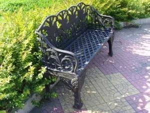 Cast Iron Furniture Bench (4-54)