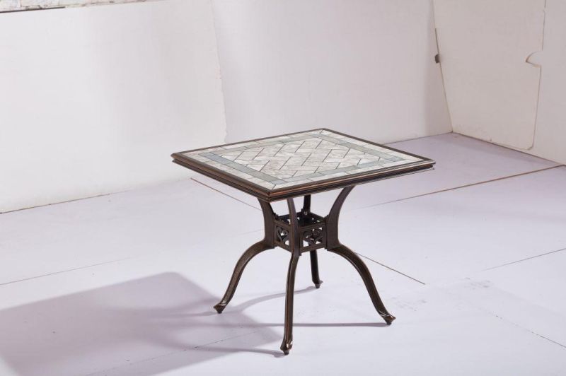 Cast Aluminum Furniture Used for Outdoor Table