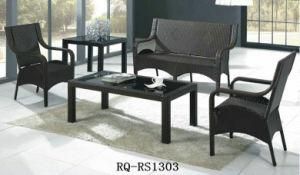 5PCS Alum Frame Outdoor Rattan Sofa Sets (RQ-RS1303)